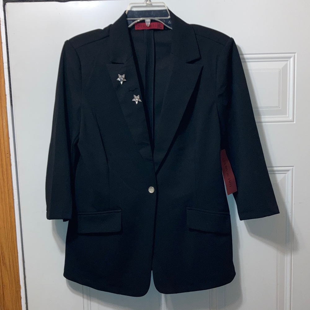 Love Scarlett‎ Elegant Black Women's Blazer M NWT